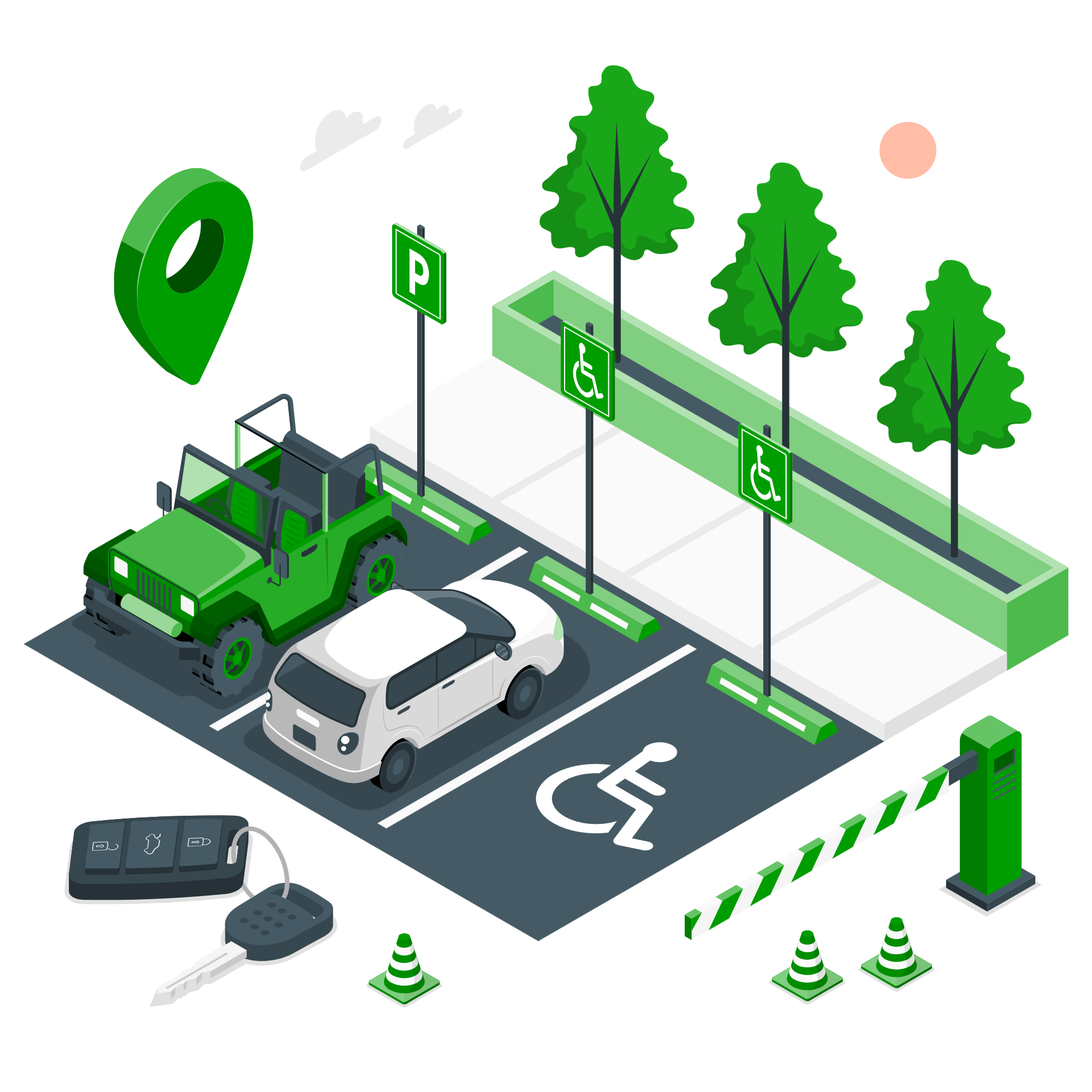 Parking illustration